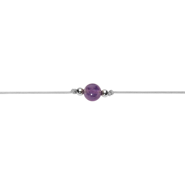 Armband - "Pure" - Amethyst - Edelstahl