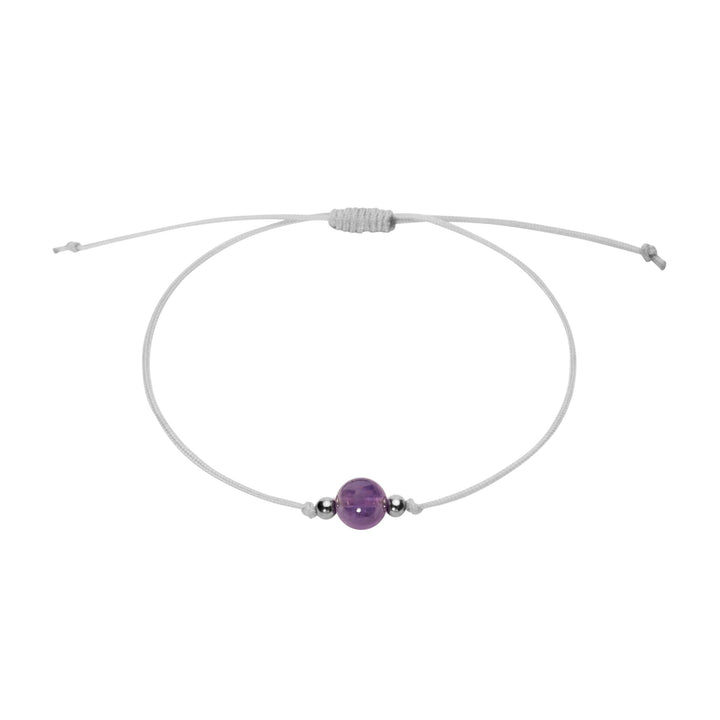 Armband - "Pure" - Amethyst - Edelstahl