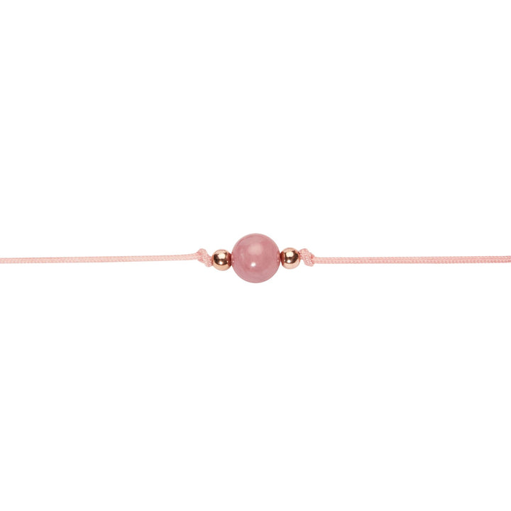 Armband - "Pure" - Thulit-Quarz - rosévergoldet