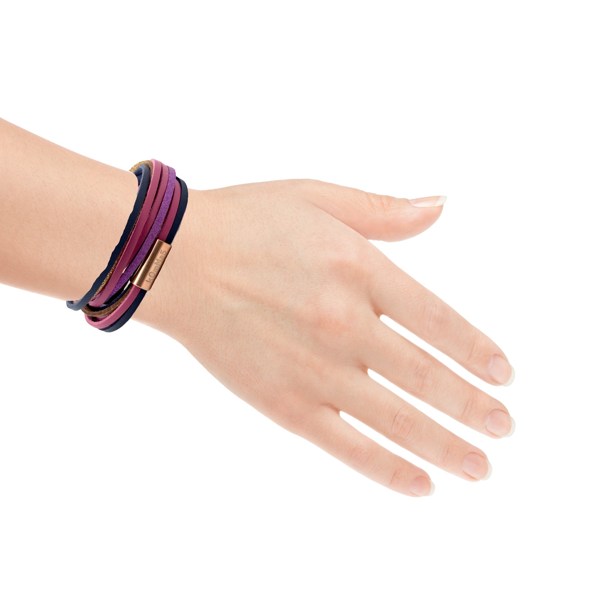 Nanni kOmMa5 doppelt gewickeltes Armband