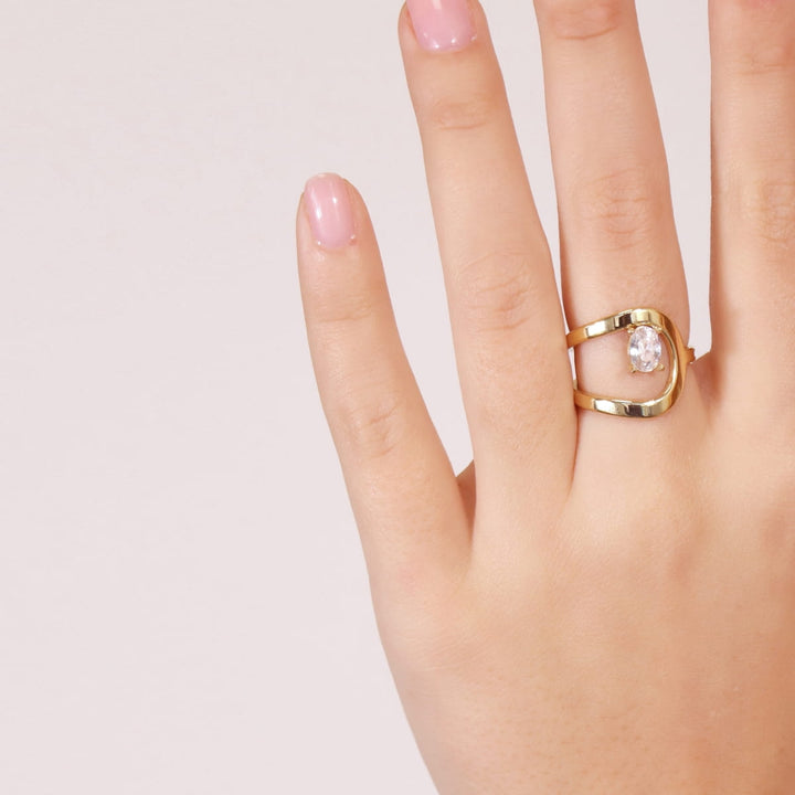 FUNDAMENTALS COLLECTION WITH A TWIST RING MODEL 13 Size 14