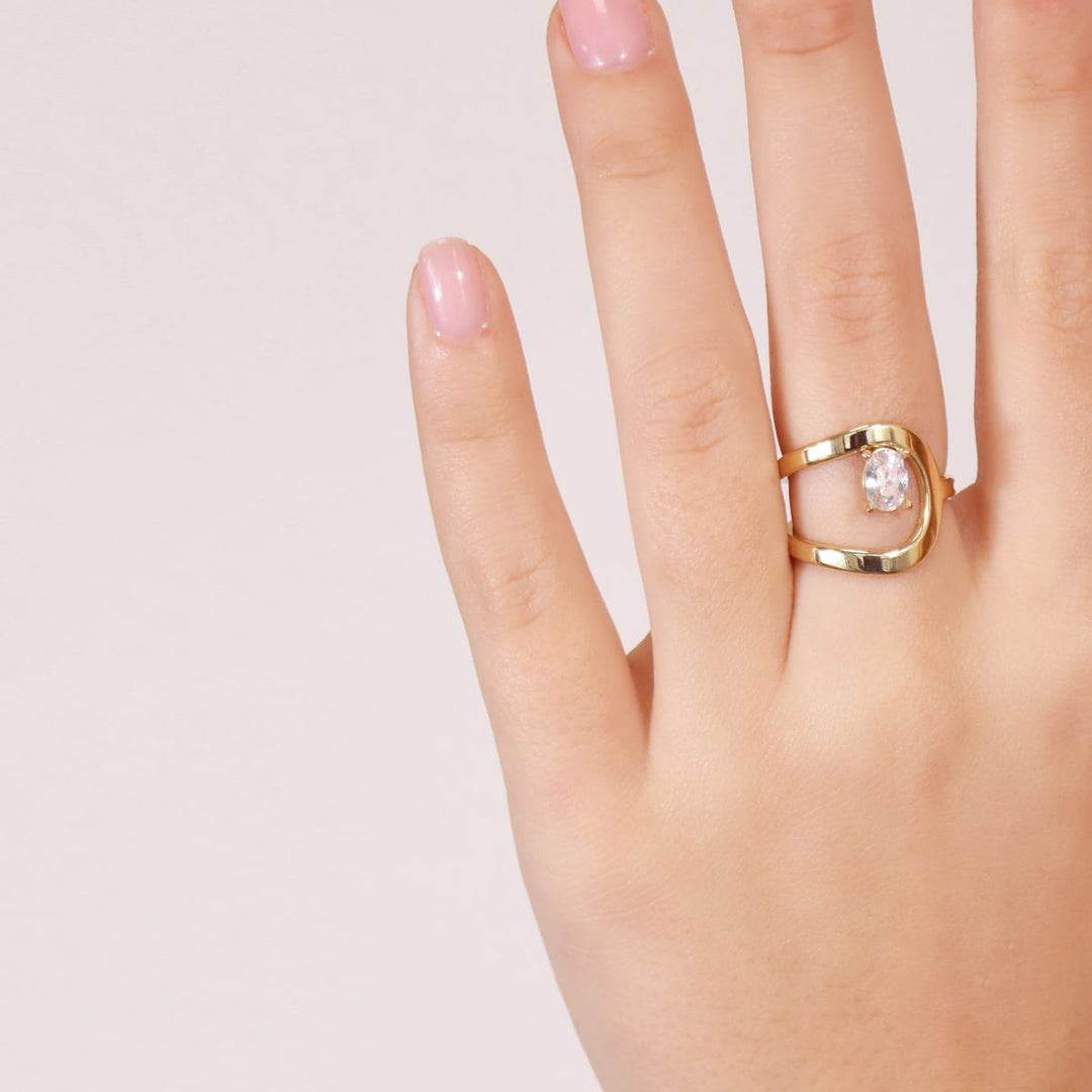 FUNDAMENTALS COLLECTION WITH A TWIST RING MODEL 13 Size 16