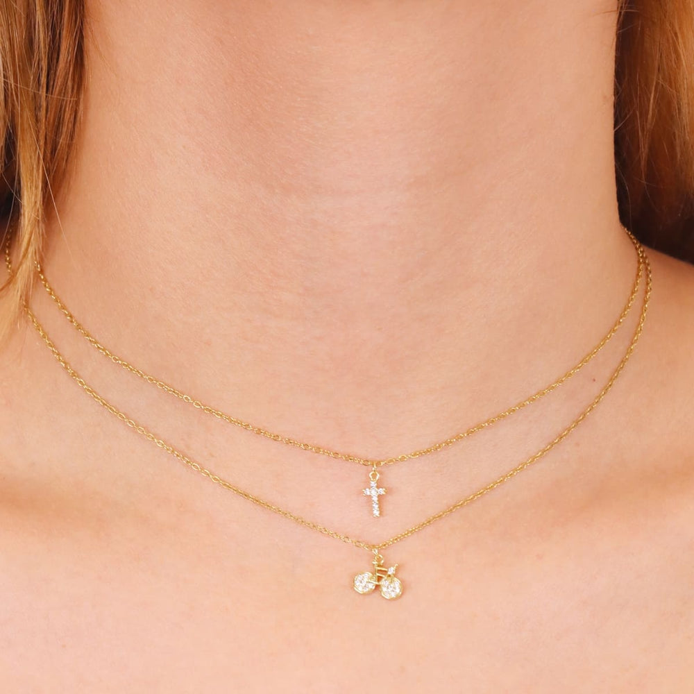 CHARMY COLLECTION BICYCLE NECKLACE