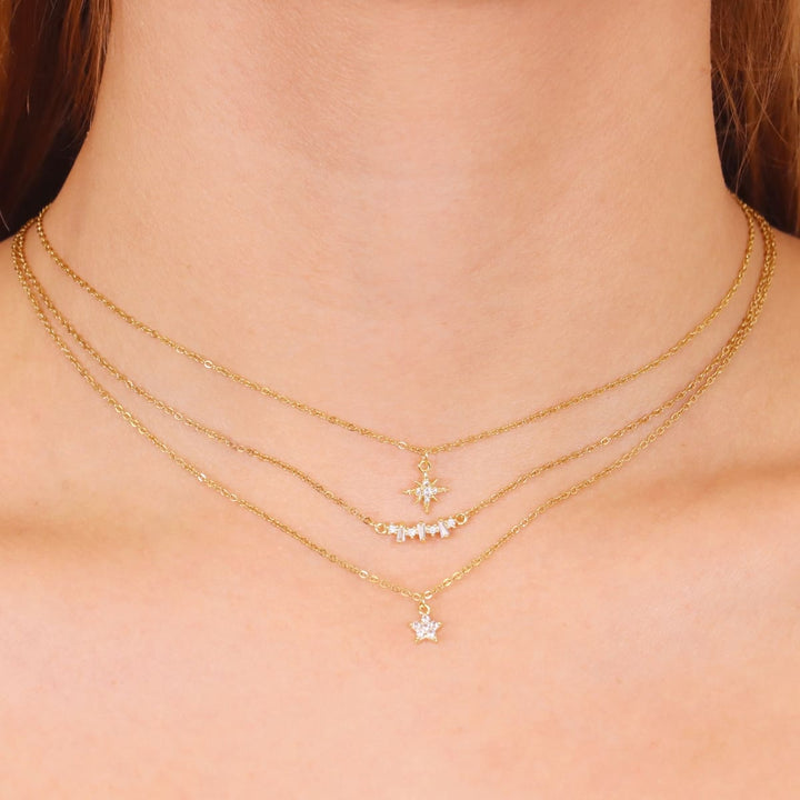 CHARMY COLLECTION CZ 1 NECKLACE