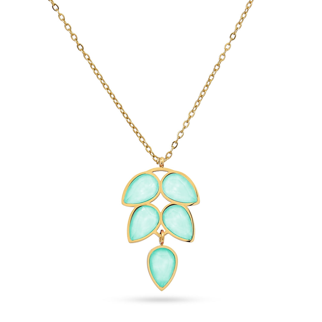 AQUA COLLECTION 5 PIECES CRISTAL NECKLACE