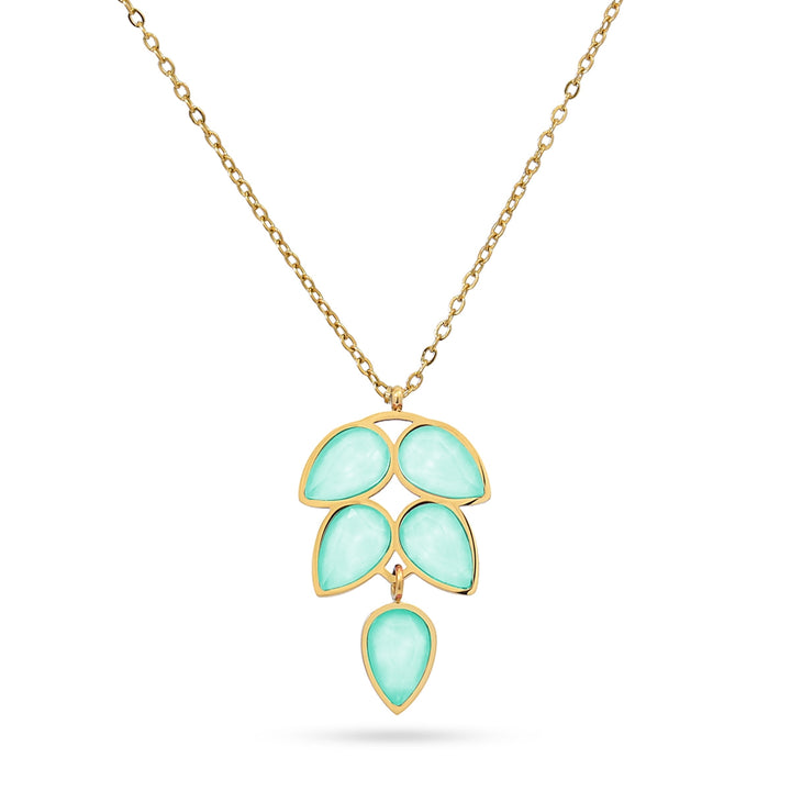 AQUA COLLECTION 5 PIECES CRISTAL NECKLACE
