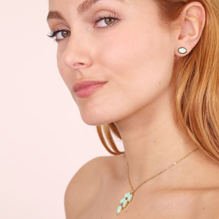 AQUA COLLECTION 5 PIECES CRISTAL NECKLACE