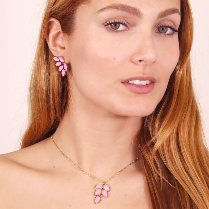 AQUA COLLECTION 5 PIECES CRISTAL NECKLACE