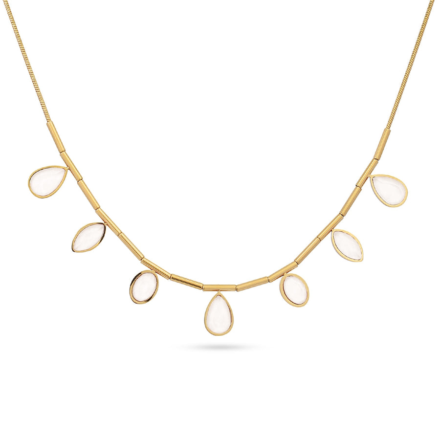 AQUA COLLECTION MULTI CRISTAL NECKLACE