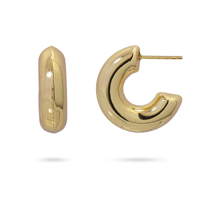 HOLLOW HOOP EARRING 23MM MODEL 2