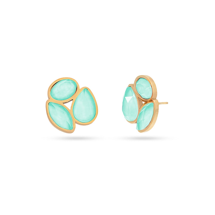 AQUA COLLECTION 3 CRISTAL EARRING
