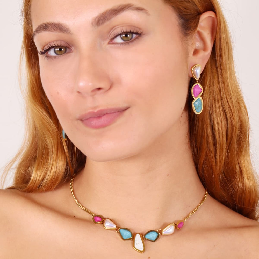 SEA SUNFLOWER 2025 EARRING MODEL 6