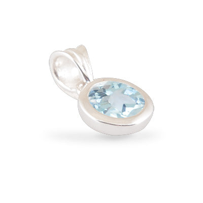 Topas Anhänger mit Silber