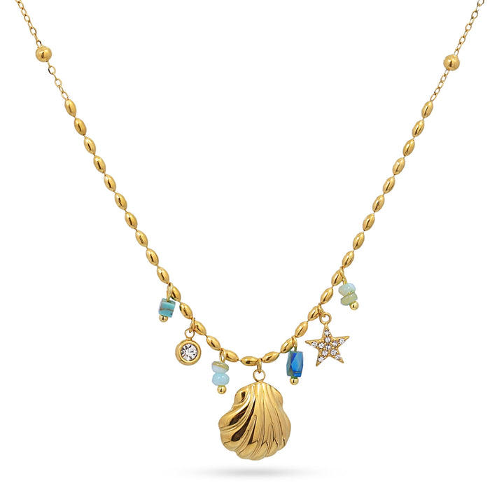 AQUA COLLECTION 5 PIECES CRISTAL NECKLACE