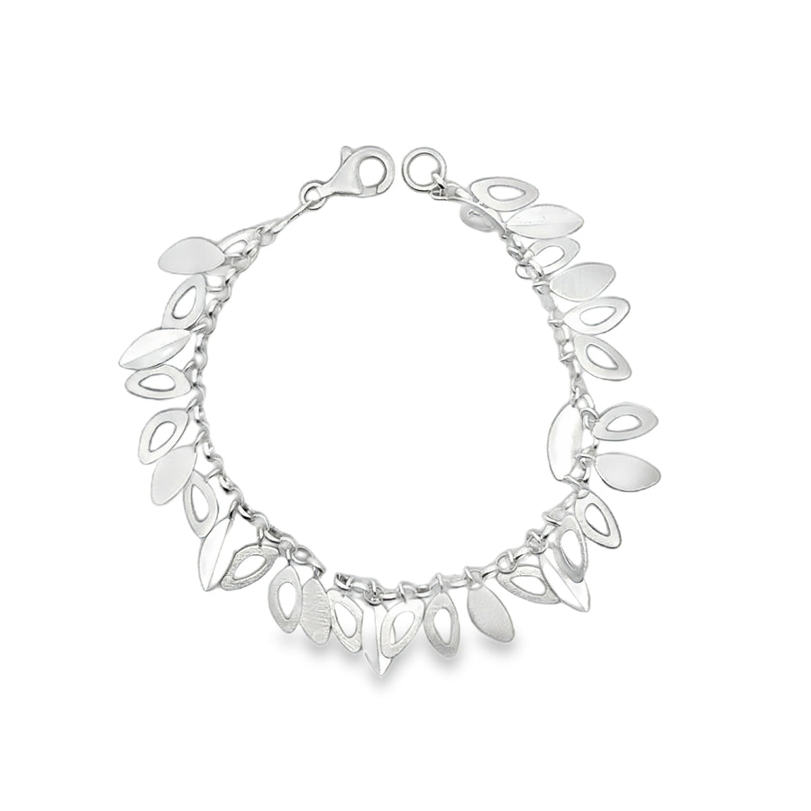 Silber Armband, matt