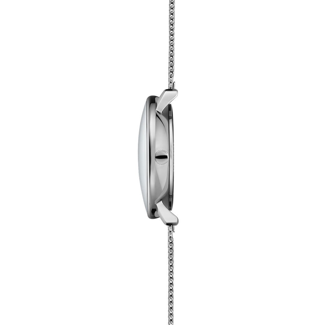 Naos xs weiss silber / Milanese -  33 mm Quarz
