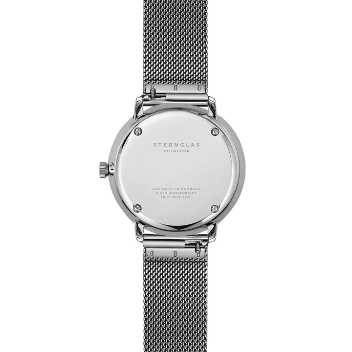 Naos xs weiss silber / Milanese -  33 mm Quarz