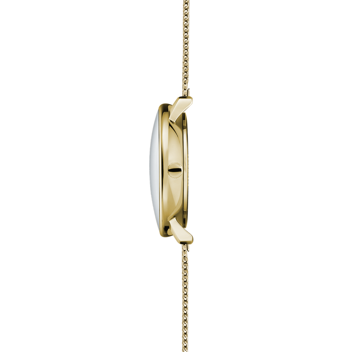 Naos xs weiss gold / Milanese -  33 mm Quarz