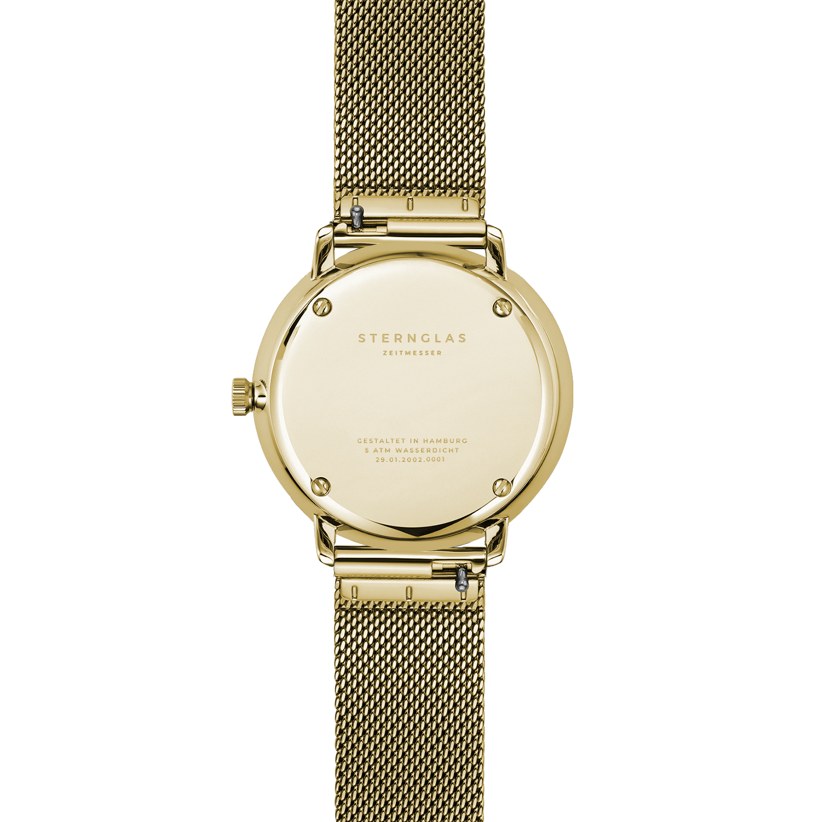 Naos xs weiss gold / Milanese -  33 mm Quarz
