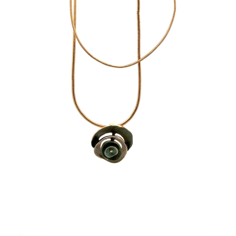 Collana doppio snake ninfea Bonsai