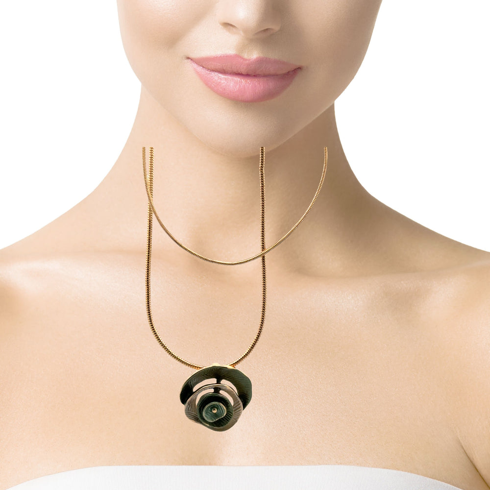 Collana doppio snake ninfea Bonsai