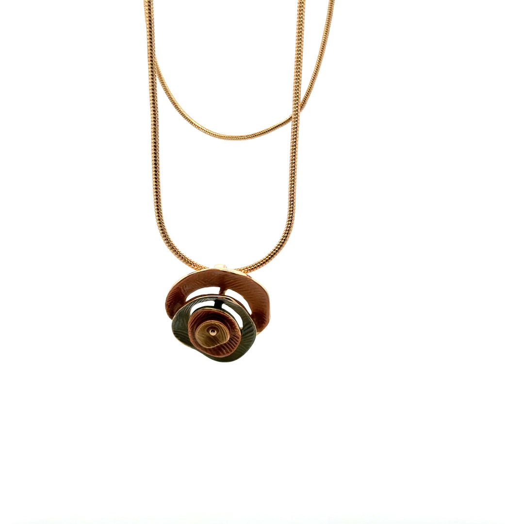 Collana doppio snake ninfea Foliage