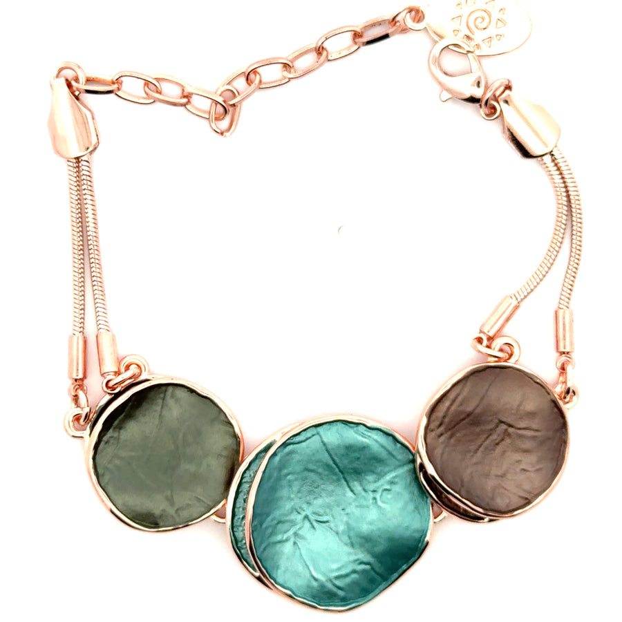 Bracciale snake 3 dischi Persia