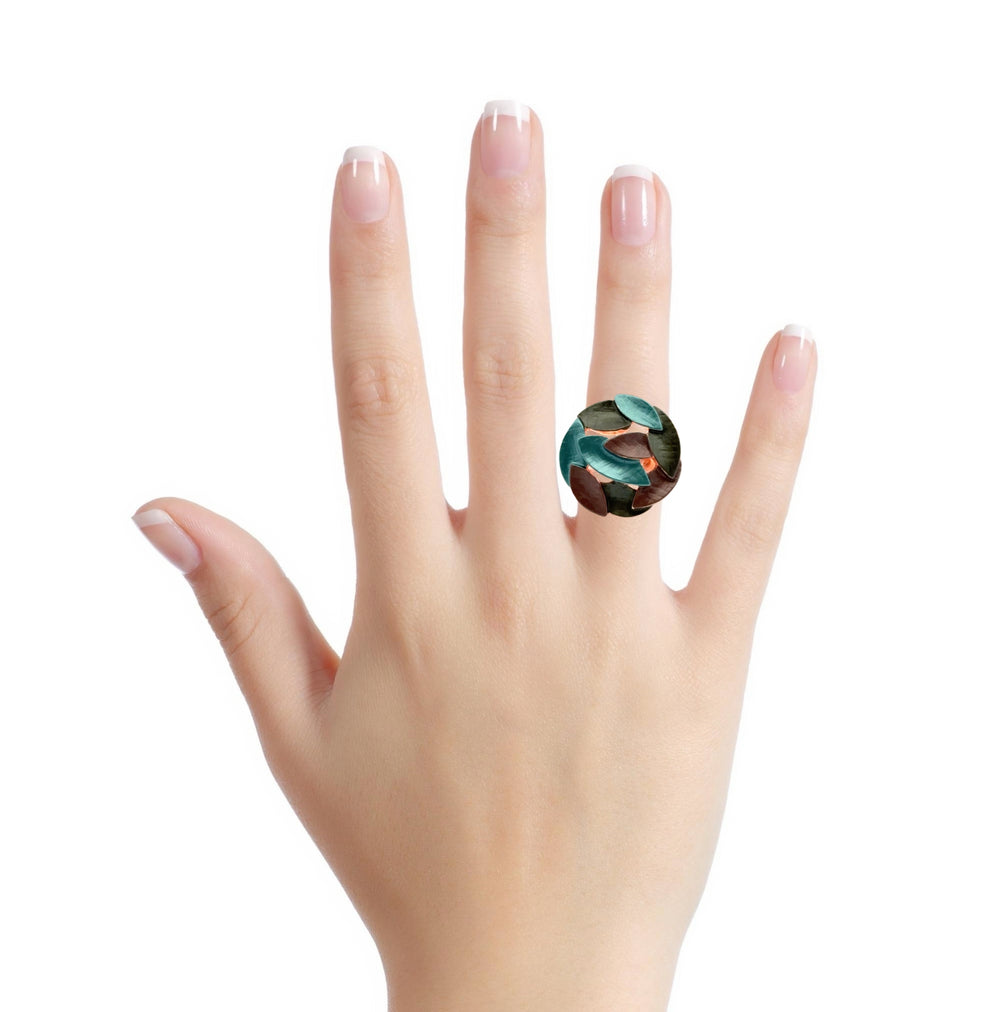Anello elastico petali Persia