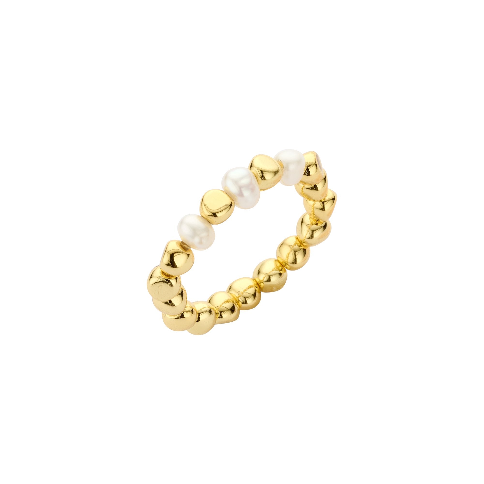 Ring elastisch mit Süsswasserperle Biba