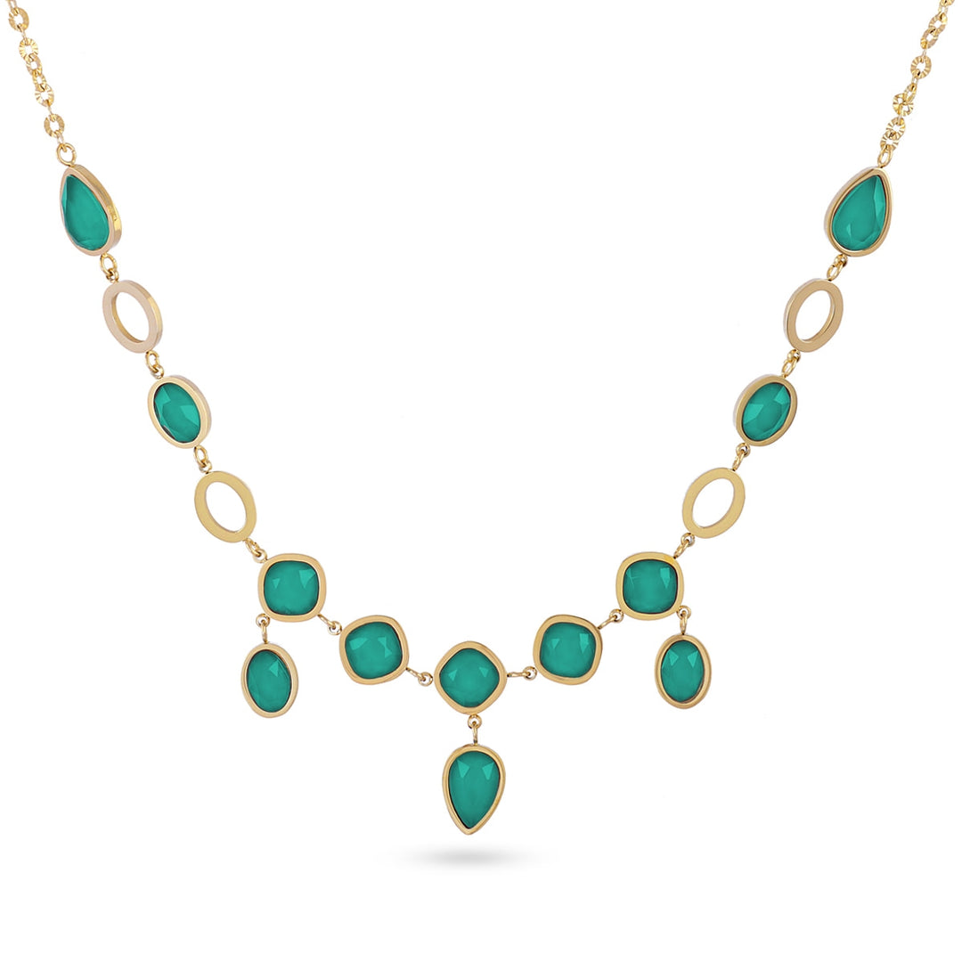 Drops Orchid necklace