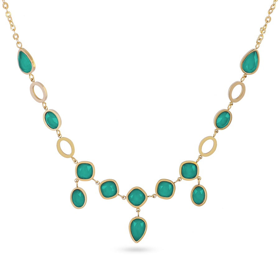 Drops Orchid necklace