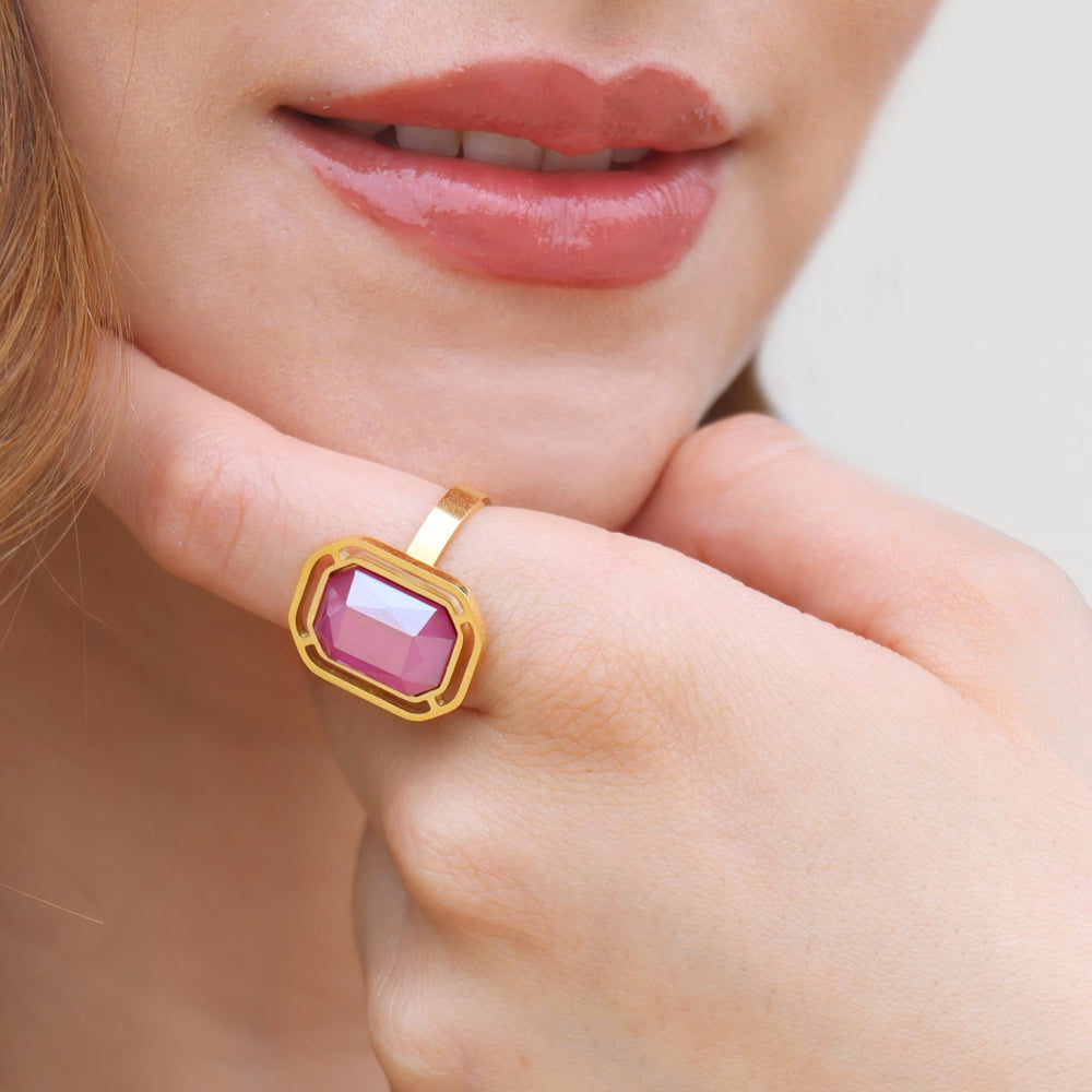 Pixels Flarelle Ring