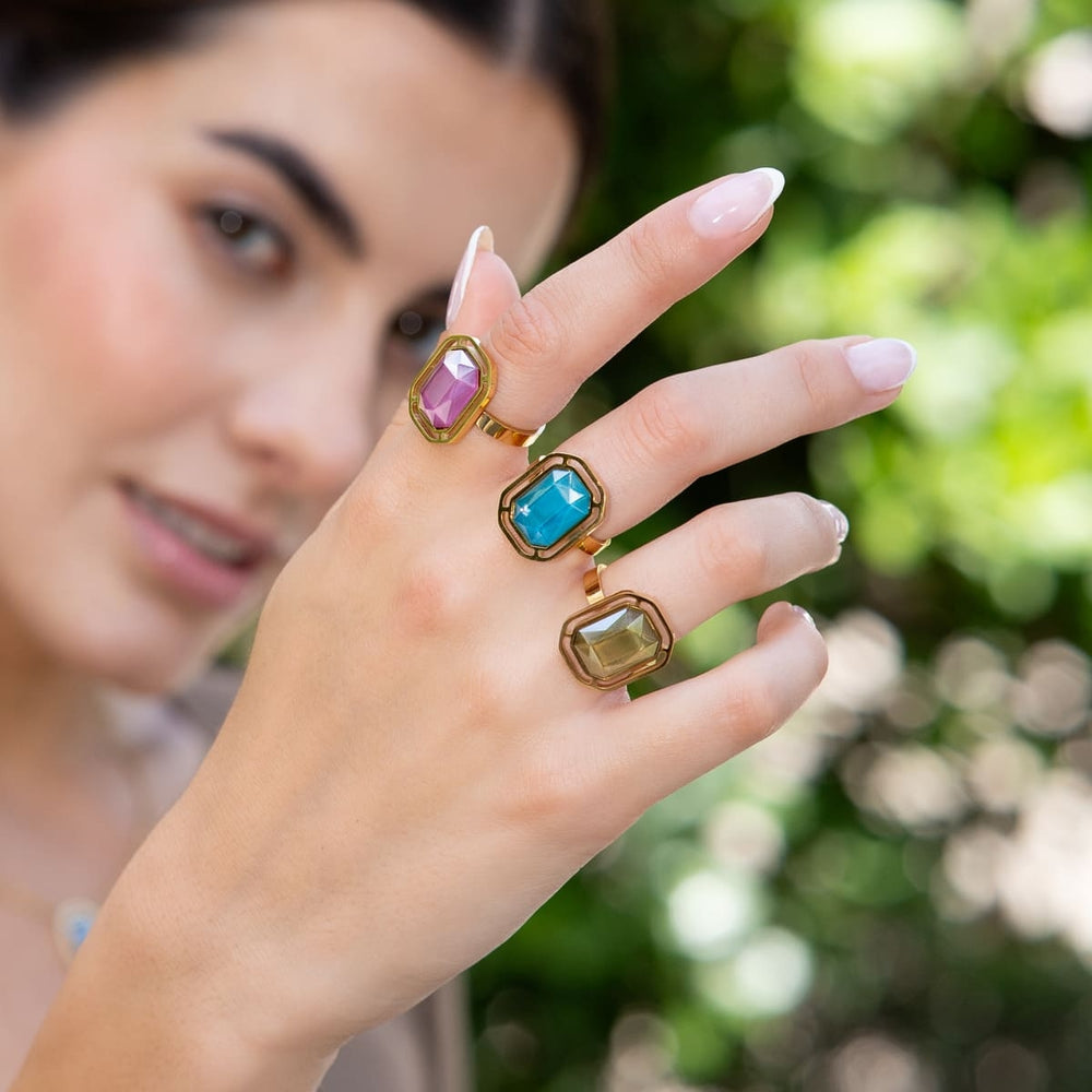 Pixels Flarelle Ring