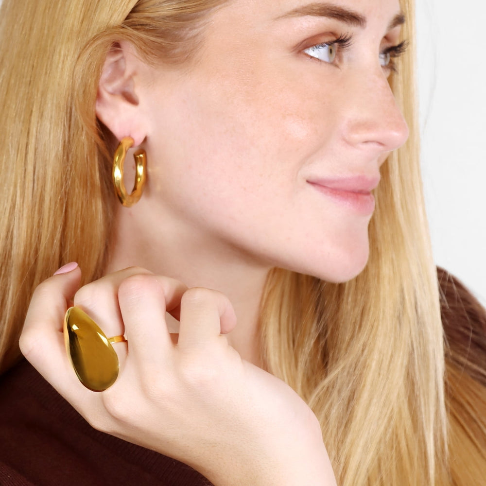 Waves Chisel ring