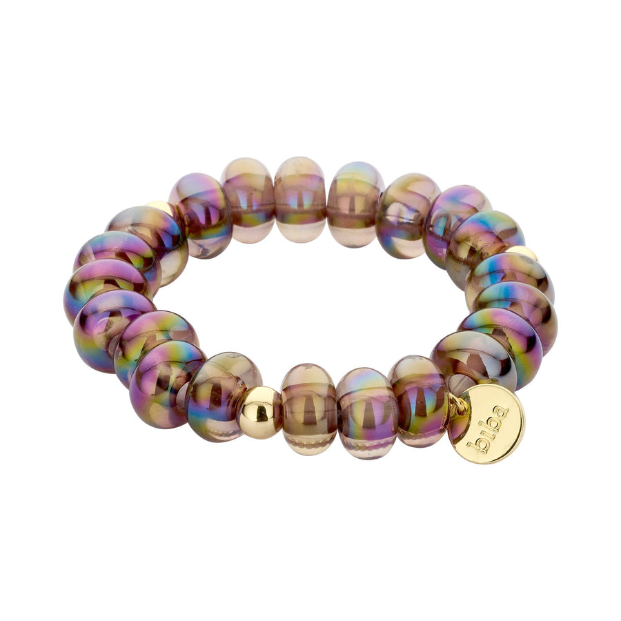 Armband elastisch mit Donuts Kunstperlen