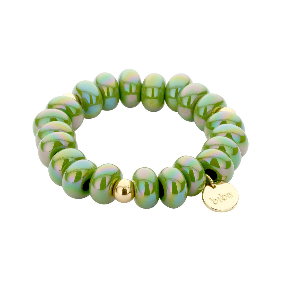 Armband elastisch mit Donuts Kunstperlen