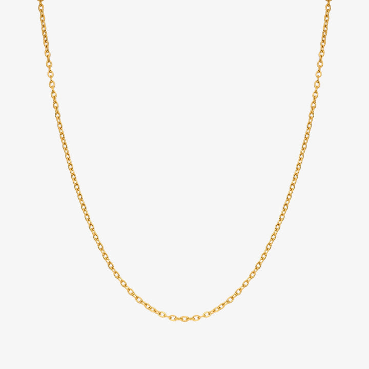 Halskette Edelstahl vergoldet