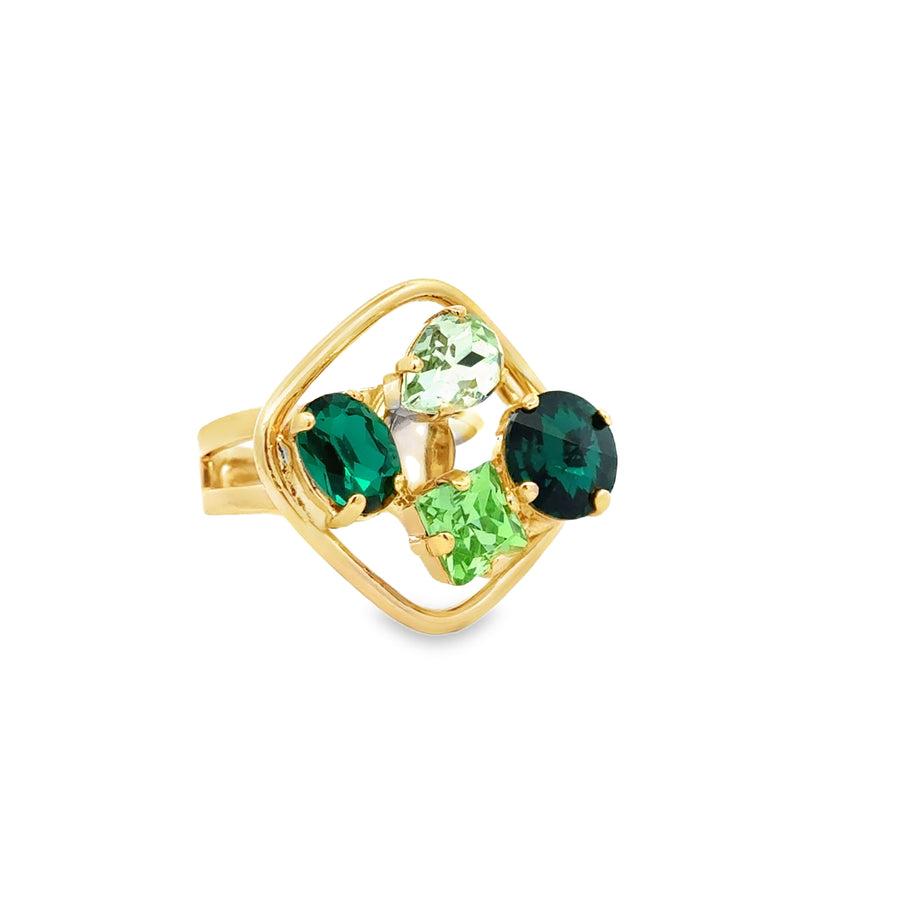 Emerald Mix Ring Debora