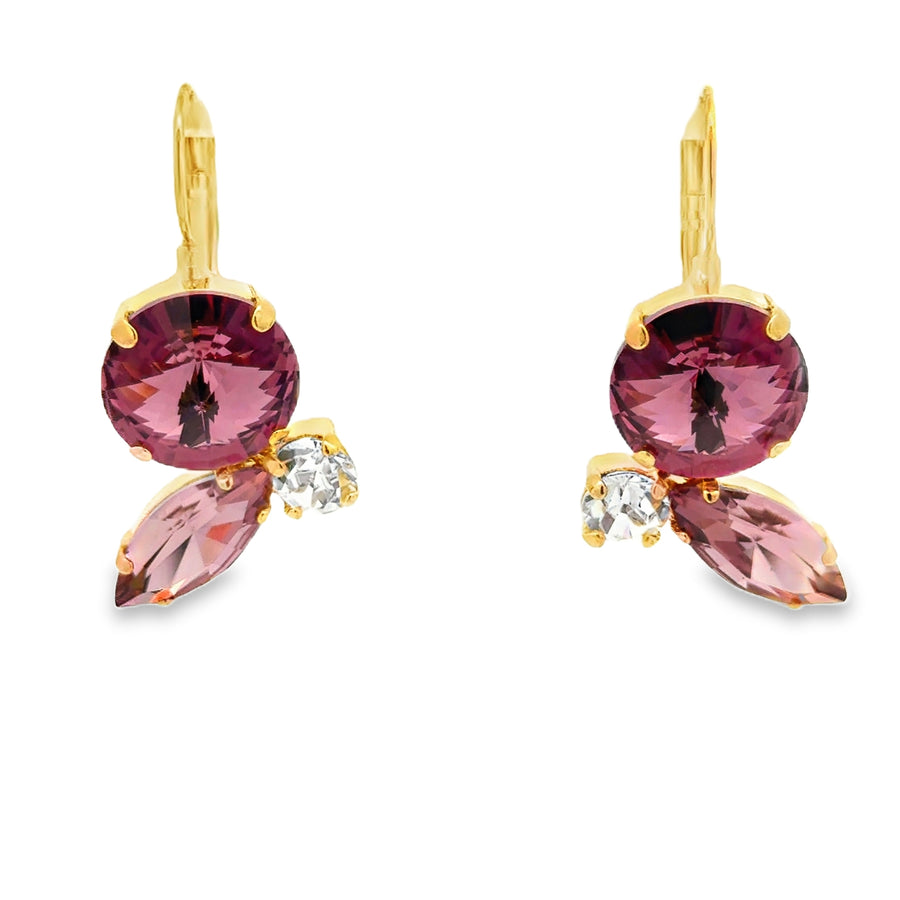 Antique Pink Mix Ohrhänger Liz tondo