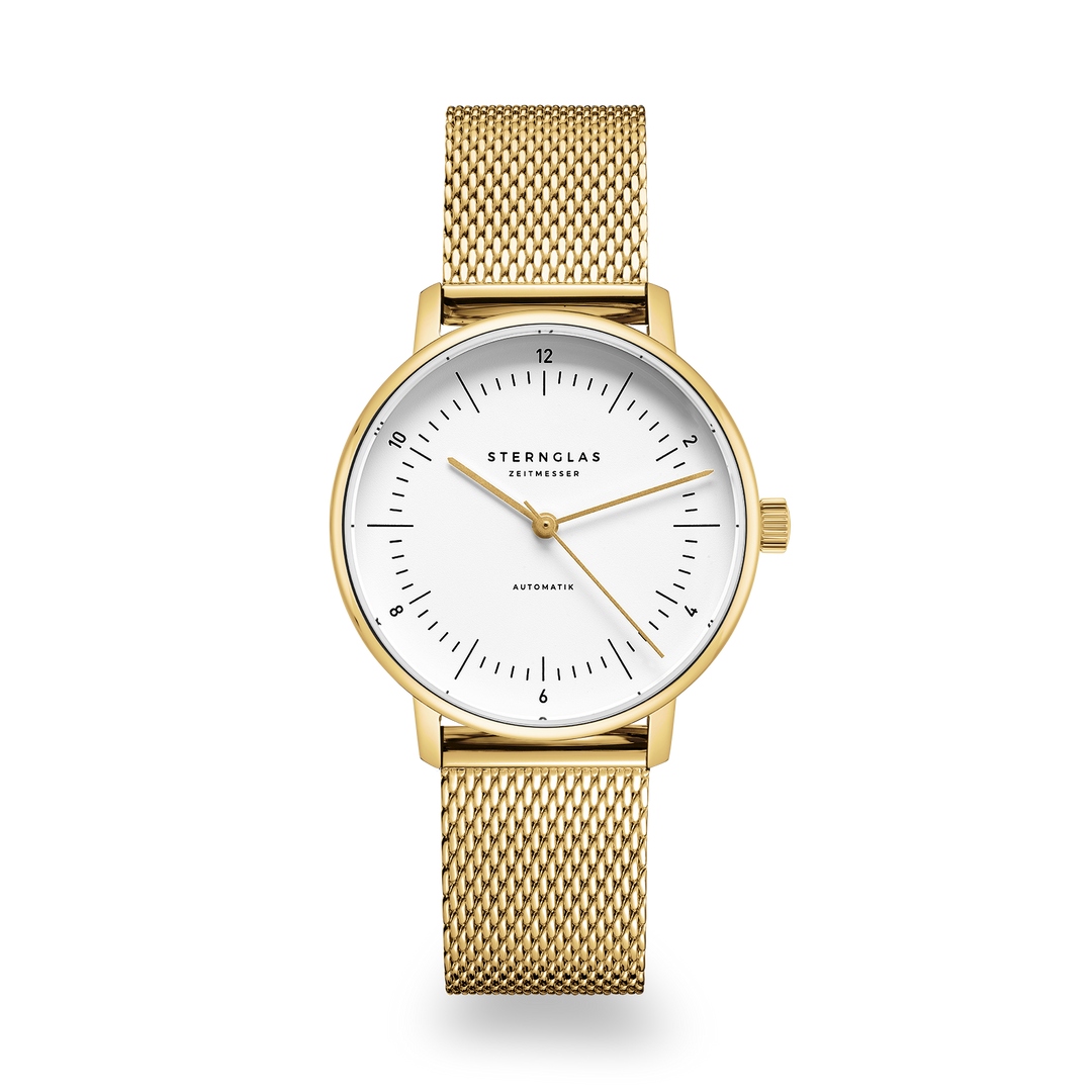 Naos xs Automatik  weiss gold / Milanese -  33 mm Quarz