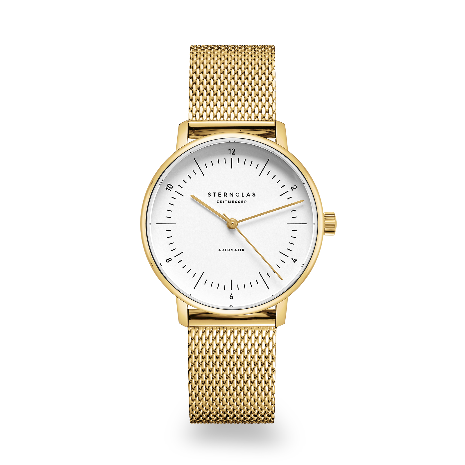 Naos xs Automatik  weiss gold / Milanese -  33 mm Quarz