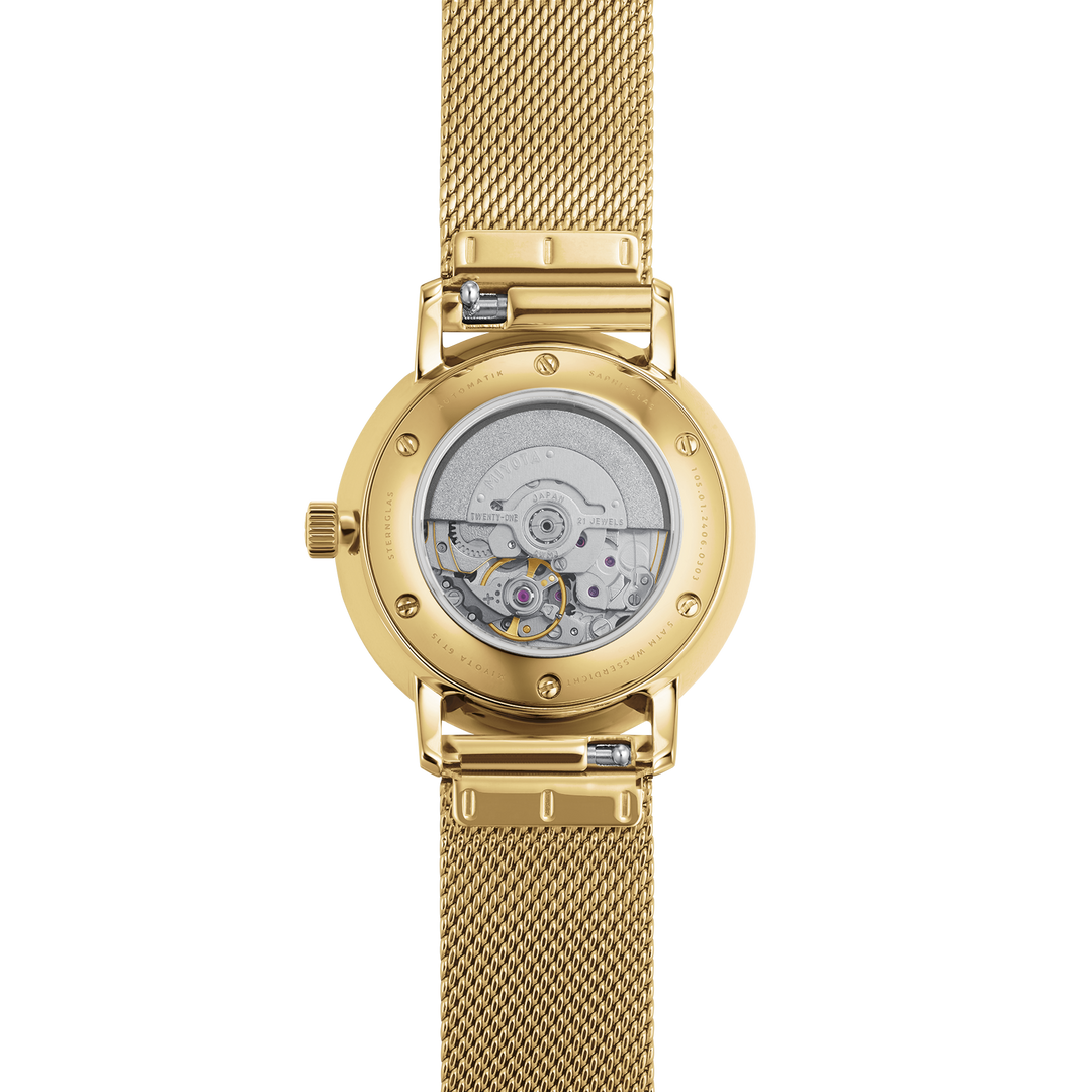 Naos xs Automatik  weiss gold / Milanese -  33 mm Quarz