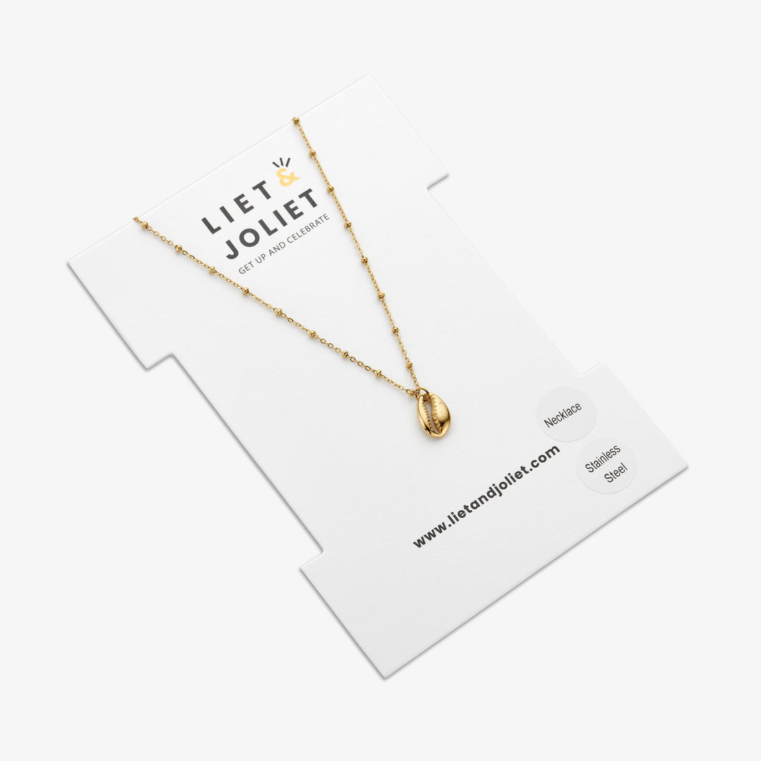 Halskette Edelstahl vergoldet