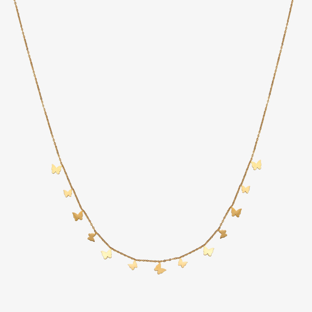 Halskette Edelstahl vergoldet