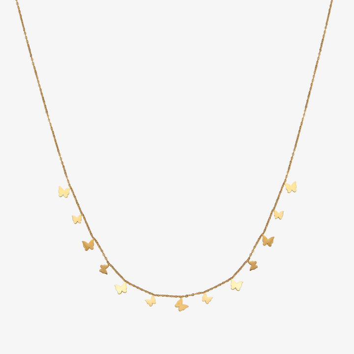 Halskette Edelstahl vergoldet