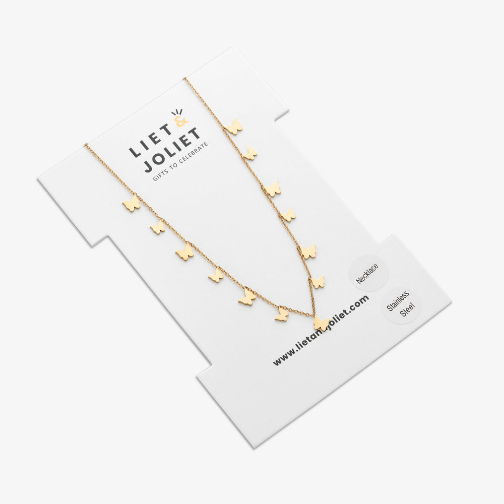 Halskette Edelstahl vergoldet