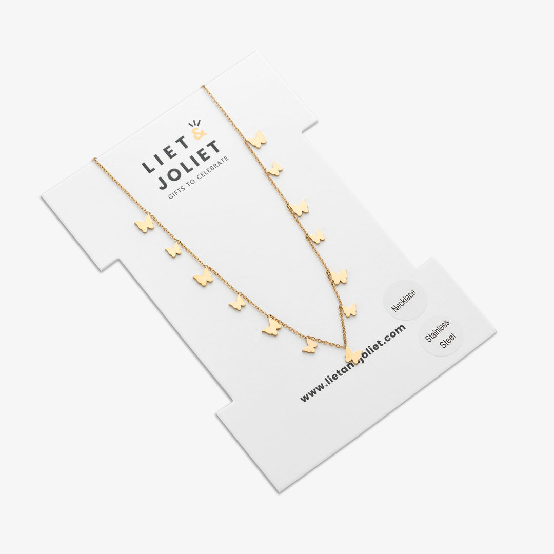 Halskette Edelstahl vergoldet