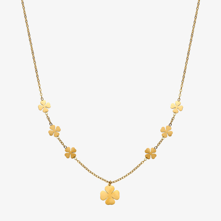 Halskette Edelstahl vergoldet