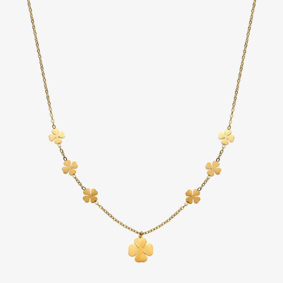 Halskette Edelstahl vergoldet