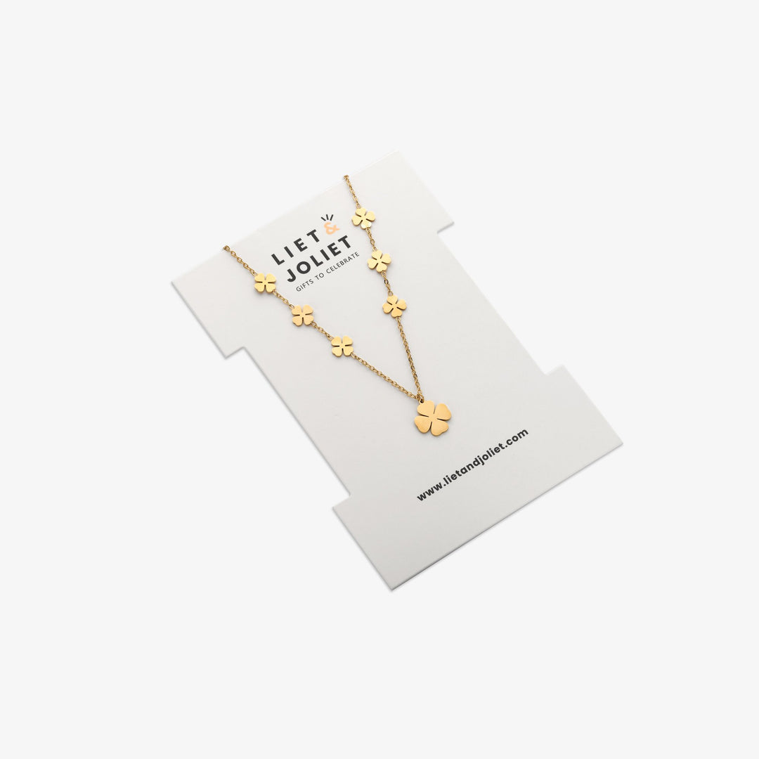 Halskette Edelstahl vergoldet